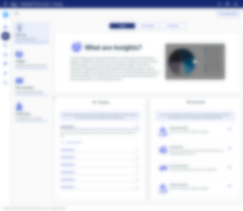 The IQ Hub Discover page on the Insights tab — engine nav, a What are Insights? explainer, and Tutorials and Learn-more panels